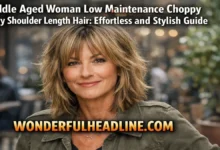 Middle Aged Woman Low Maintenance Choppy Shaggy Shoulder Length Hair: Effortless and Stylish Guide 4 Middle Aged Woman Low Maintenance Choppy Shaggy Shoulder Length Hair